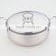 24-30cm 8 pcs Stainless steel stockpot and cooking pot