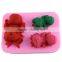 Liquid silicone cake mold three baby baking DIY tool chocolate silicone tool  1688 agent
