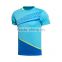OEM service breathable pique fabric 100% polyester sports wear gym dri fit tshirt for men