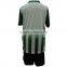 good selling dry fit green and white soccer jersey