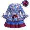 spanish flower girl dress baby cotton frock design for 3 years old girl wear