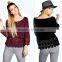 Fashion Women Lace Crochet Loose Tops 3/4 Sleeve Newest Shirt Kimono Casual Blouse For Wholesale 2017