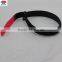 Red bandage Hook and loop fastening tape with buckle for luggage