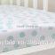 100% cotton jersey knit fitted crib sheet