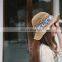 Fashion Trendsetter Bowknot Straw Hat Short Eaves Excursion Sunshade Cap