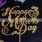 Hot Sale Happy Mother's Day Paper Cake Topper Cake Decorations