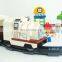 Educational toy organizer for kids building blocks Muscial BO train set large toy plastic building blocks for kids