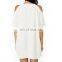 OEM Women Fashion Sexy Chiffon Blouse T-shirt Tops Casual Shirt Off Shoulder Blusas Plus Size Off Shoulder Latest Dress Designs