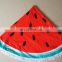 Hot sale good quality cotton watermelon beach towel from factory