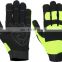 Top Quality Synthetic Leather Mechanics Safety Gloves 2017