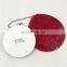 Promotional Cosmetic pocket metal makeup mirror fashion round metal mirror