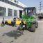 China 3 cylinders engine mini front loader, hydrostatic mini loader, 4wd mini loader