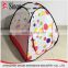 Cheap 190T polyester dots children kid play fun tent for two person