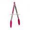 Heat Resistant Kitchenware BBQ Silicone Tongs for Cooking