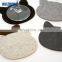 Various colors Customized Leaf Shape Cheap Felt Cup Coaster