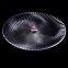 Dia 9.5inch classical design round Glass plate for weeding furit