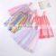 Girl Dress 2020 Children's Clothing New Girl Rainbow Mesh Dresses