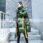 TWOTWINSTYLE Ribbons Down Jacket For Women Winter Stand Collar Long Sleeve Zipper Irregular