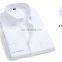 Custom embroidery logo No iron Business Mens Button Down Long Sleeve Cotton White Casual Shirts