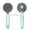 Hot sale stainless steel automatic pet dog and cat hair removal grooming slicker brush