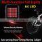 64 LED USB rechargeable Intelligent turn signal brake warning light