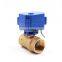 Manufactory direct cwx-15n/q dn20 12v electric actuator mini two way brass motorized automatic water shut off valve