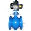 4" DN200 eccentric Flange motorized V type ball valve