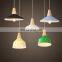 2019 New product home decoration modern pendant lamp modern simple carving glass shade pendant lamp