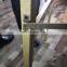Antique Long Dressing Mirror Wooden Frame Silver Mirror With Support Leg