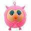 Owl shape elastic squeeze toy