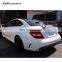C63 rear wing fit for C-class W204 11-14year C63 to BS style carbon fiber C63 rear spoiler