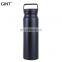 GiNT Wholesale Custom Design Color Logo Vacuum Cups Double Wall Stainless Steel Insulated Water Bottle  for outdoor