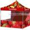 Custom Print Aluminum Pop Up Pagoda Tent 3x3m ( 10ft X 10 ft), Printed canopy & valance, 4 full walls