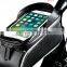 Bicycle mobile bag bicycle frame waterproof outdoor cycling mobile phone case storage bag