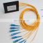 Factory Price  plastic odf 1x24 fiber 1x16 steel tube pon fiber optic modular plc splitter