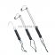 Wholesale sea fishing tools aluminum handle stainless steel telescopic  fishing gaff hook  with EVA Handle