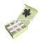 Luxury custom artpaper printing custom cardboard packing box with clear window packaging for Xmas Valentines