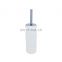 New Long Handled Bathroom China Chrome Stand Head Lid Cleaner Cheap Custom White Bowl Cleaning Set Holder Ceramic Toilet Brush
