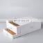 White 2 layer drawer shape luxury cosmetic night repair hydrating serum paper beauty packaging box