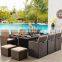 waterproof high quality outdoor rattan sofa chair courtyard leisure wholesale terrace rattan/wicker patio furniture