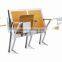 New design aluminum school desk and chair university furniture classroom chair TC954-1-E