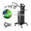 Professional 3 in 1 ems 532nm 6D green cold laser therapy slimming fat emoval machine with cryo pads