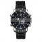 TVG 527 Men Quartz Digital Watch 2019 Design Changeable Watch Dual Display Function Stainless Steel Band LED Wrist Watches
