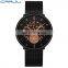 Crrju 2150B New Brand Used Men Quartz Watches Chronograph Steel Mesh Luxury Crrju Watch