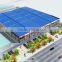 Multi-span steel structure with epoxy painted steel frame Q345 in Cameroon