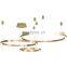 Modern Simple Decorative Lighting Lamp Stairs Hanging Pendant Living Room Gold Led Chandelier Lights For Home Chandelier