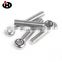 Jinghong 304 Stainless Steel Slotted Screws Suspension Ring Bolts With Hole Eyelet Screws Fish-eye Slotted Screws