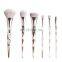 Silver makeup brush makeup kits