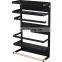 Multifunctional Kitchen storage Magnetic suction punch-free washing machine rack Refrigerator wall storage rack