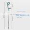 Super high quality medical comfortable walking adjustable aluminum alloy elbow crutches